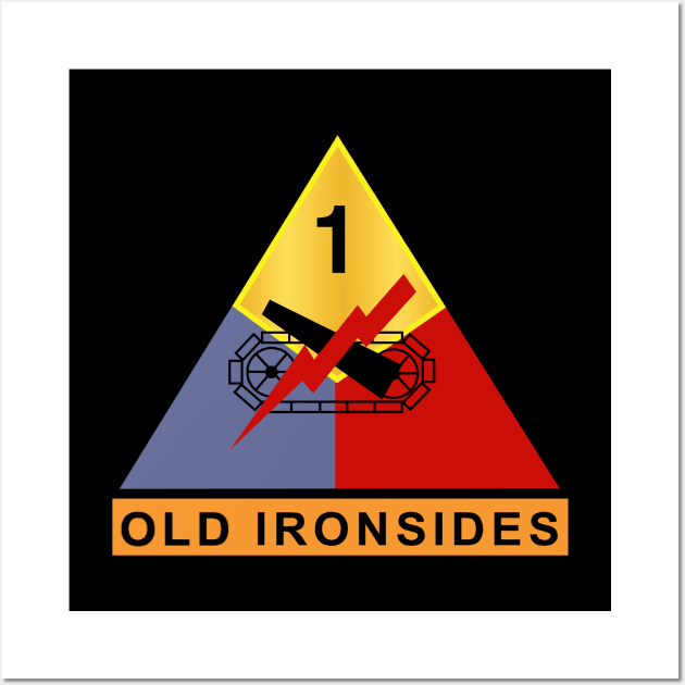 1st Armored - Old Ironsides wo Txt Wall Art by twix123844